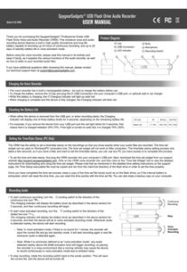 SG-VR95 User Manual