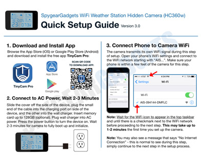 HC360w Quick Start Guide